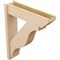 Ekena Millwork 8-in W x 32-in D x 38-in H Funston Slat Rough Cedar Woodgrain TimberThane Outlooker, Primed Tan OUTUR080X32X38FST24RCPR - alternate 4